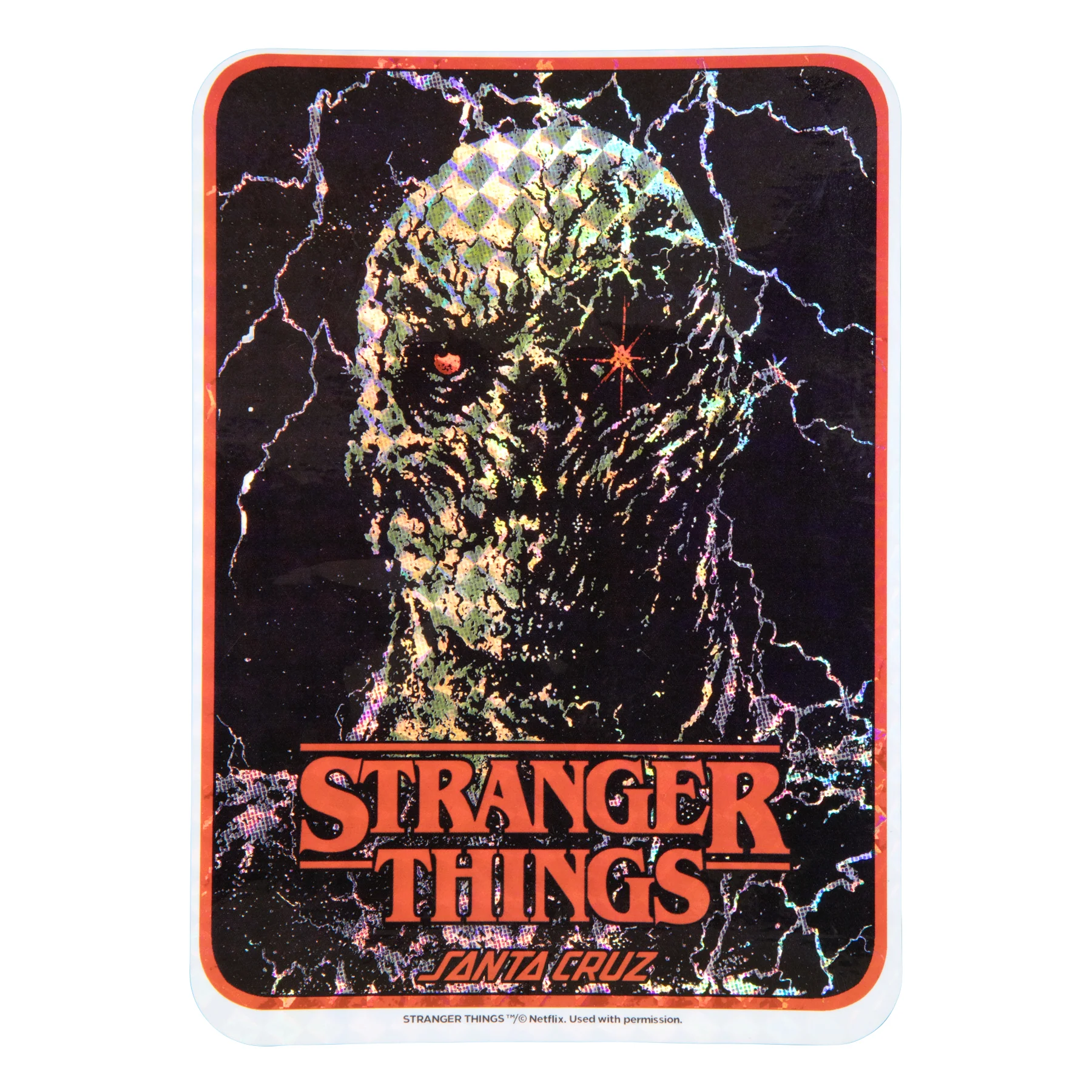 8.5in Stranger Things Vecna Santa Cruz Skateboard Deck