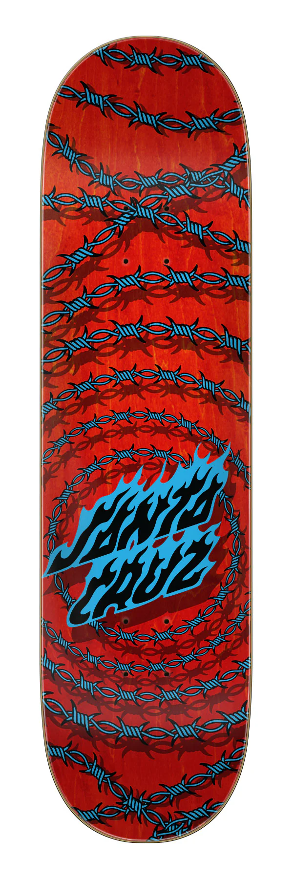 8.25in Wired Flame Santa Cruz Birch Skateboard Deck