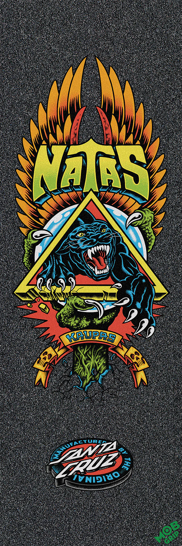 11in Santa Cruz Natas Panther Mob Skateboard Griptape